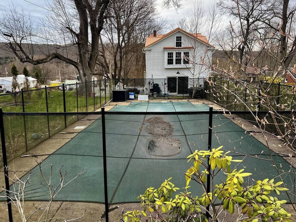 In-ground pool shared with owners