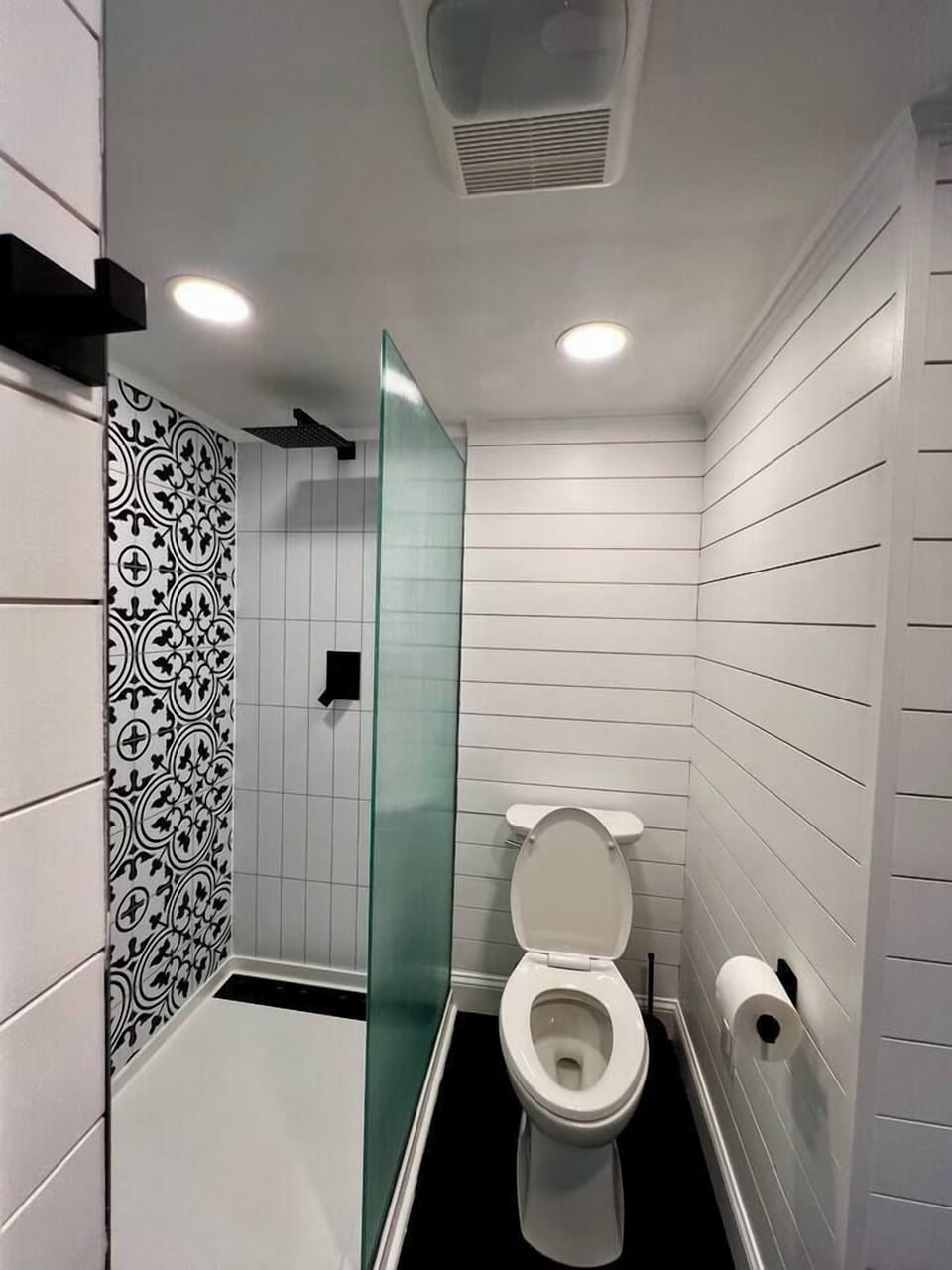 Large walk-in shower