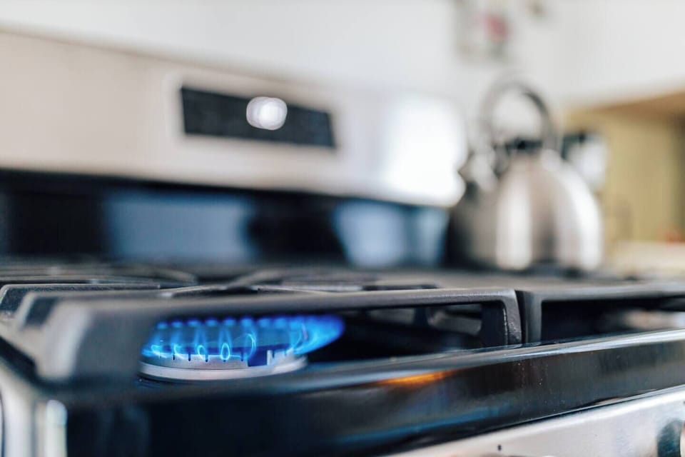 gas range and cook top