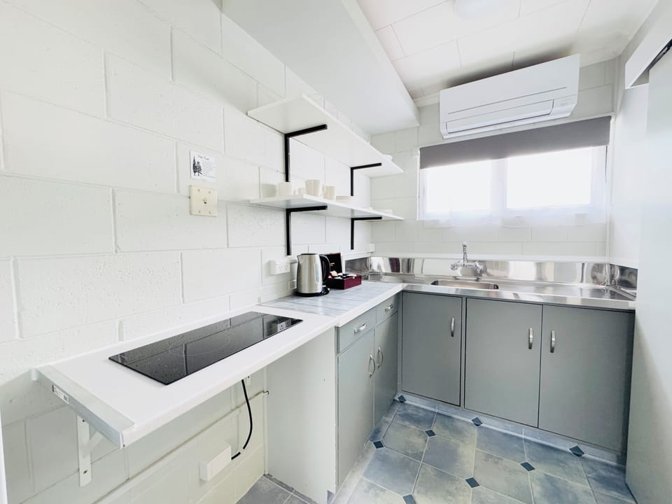 Family Apartment, 1 Bedroom, Non Smoking, Private Bathroom | Private kitchen | Fridge, microwave, stovetop, toaster