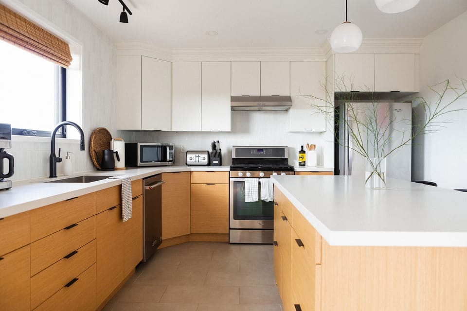 Kithen is Open Concept to the Dining, Living Area.