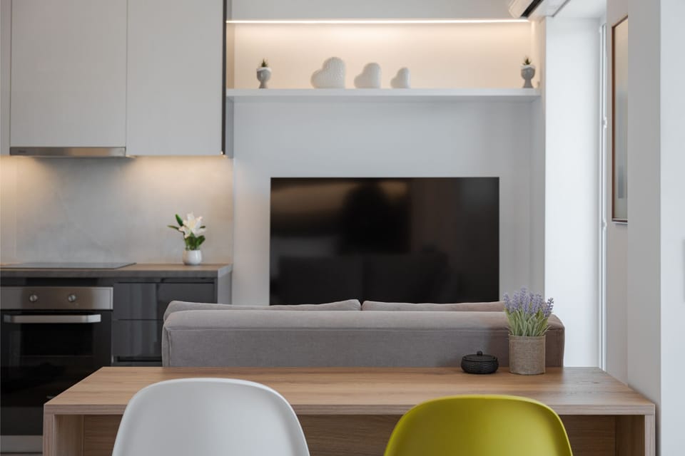 Living room and Dining Area