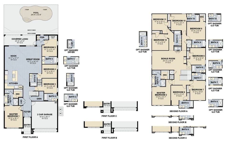 House | 12 bedrooms, iron/ironing board, high-speed internet