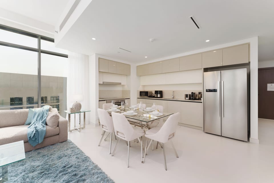 Exclusive Apartment, 3 Bedrooms, Sea View | Private kitchen | Coffee/tea maker, electric kettle, paper towels, dining tables