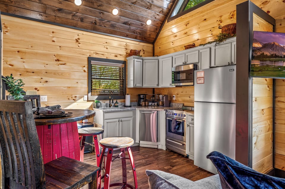 Dining and kitchen area