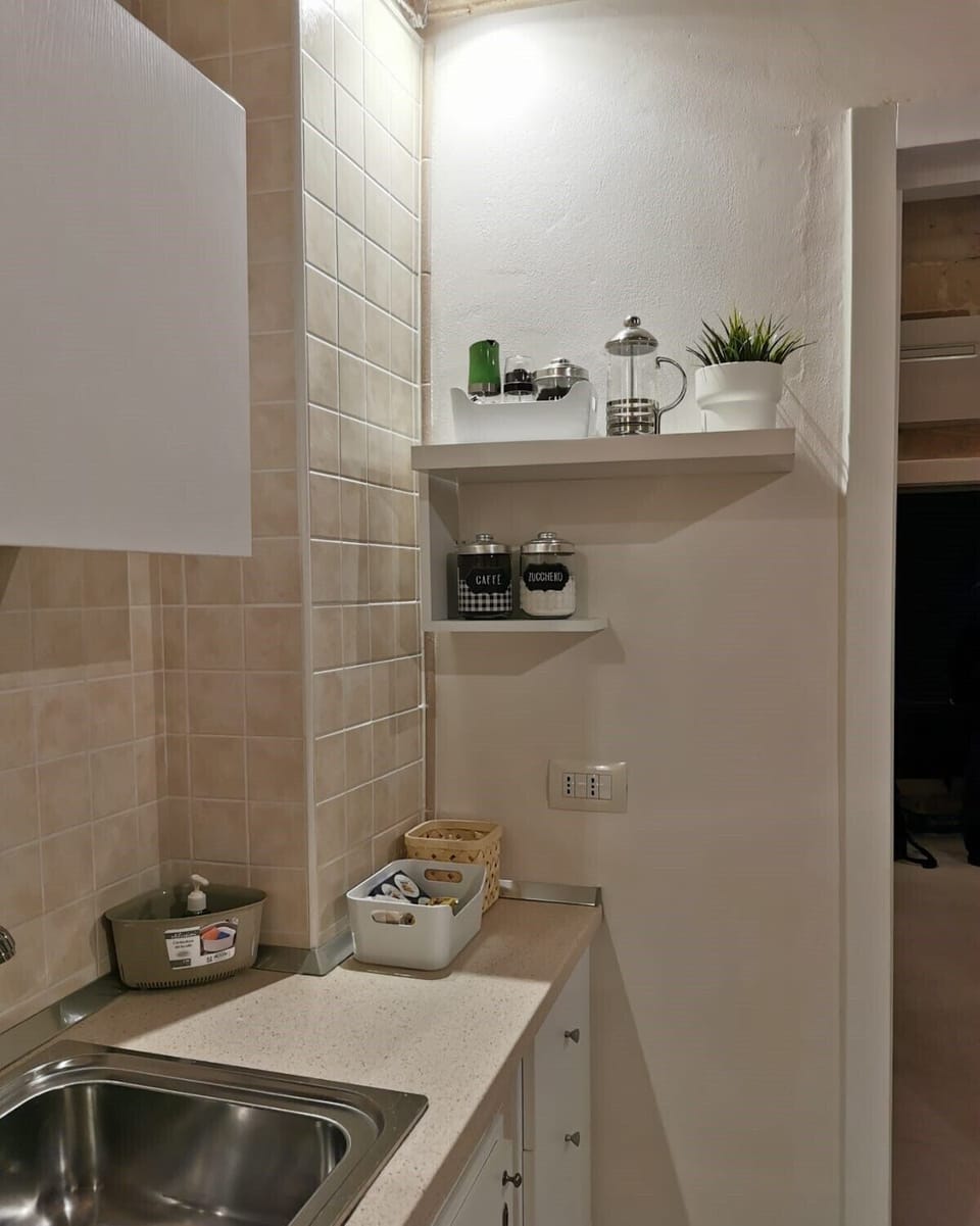 Basic Apartment, 1 Double Bed | Private kitchen