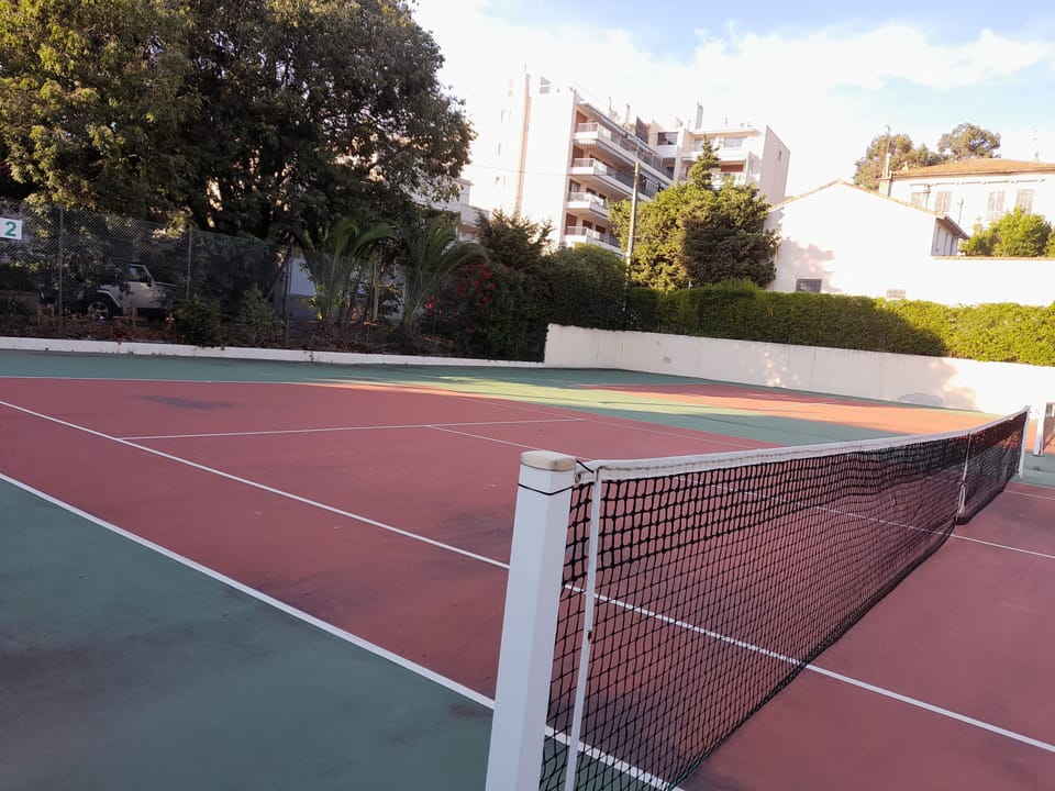 Two tennis courts