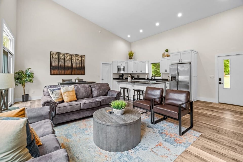 Open-concept living and kitchen — designed for the whole group.