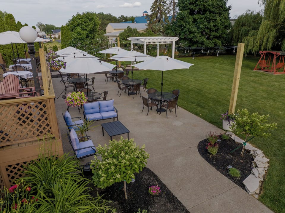 Beautiful Gardens at Our Historic Lake Erie Inn