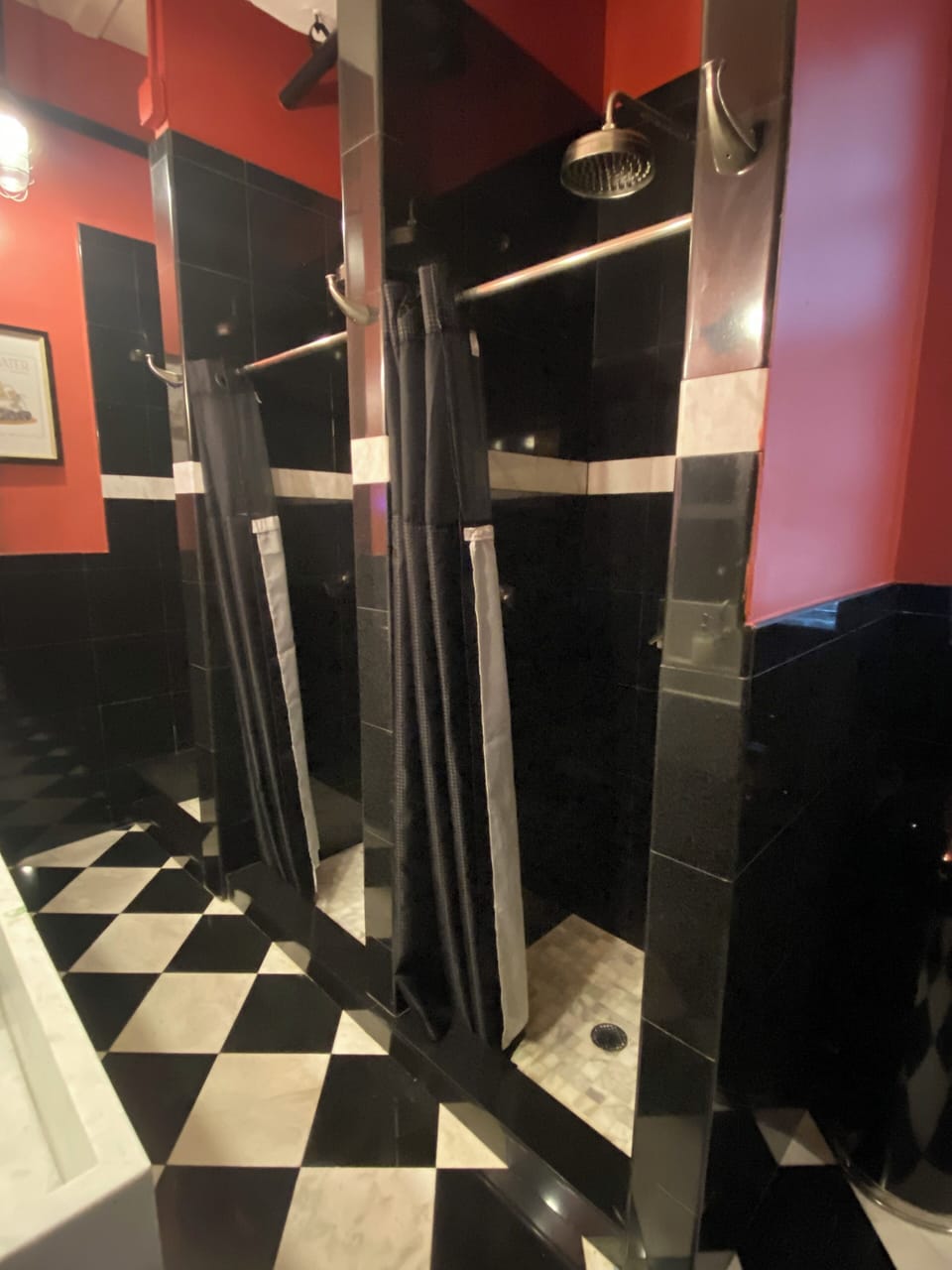 Shower, towels