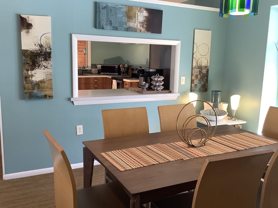 Dining Room with Pass-Through to Kitchen