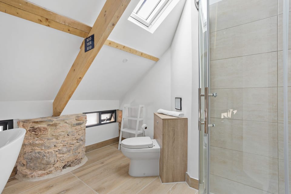 The toilet, walk in shower - The Linhay