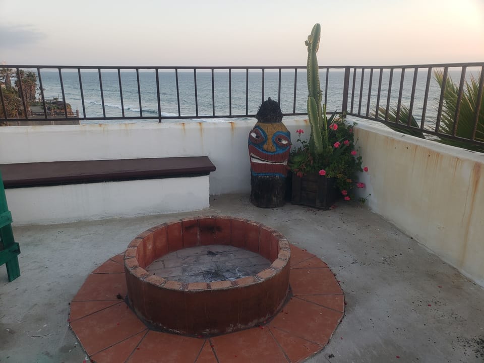Firepit on the rooftop