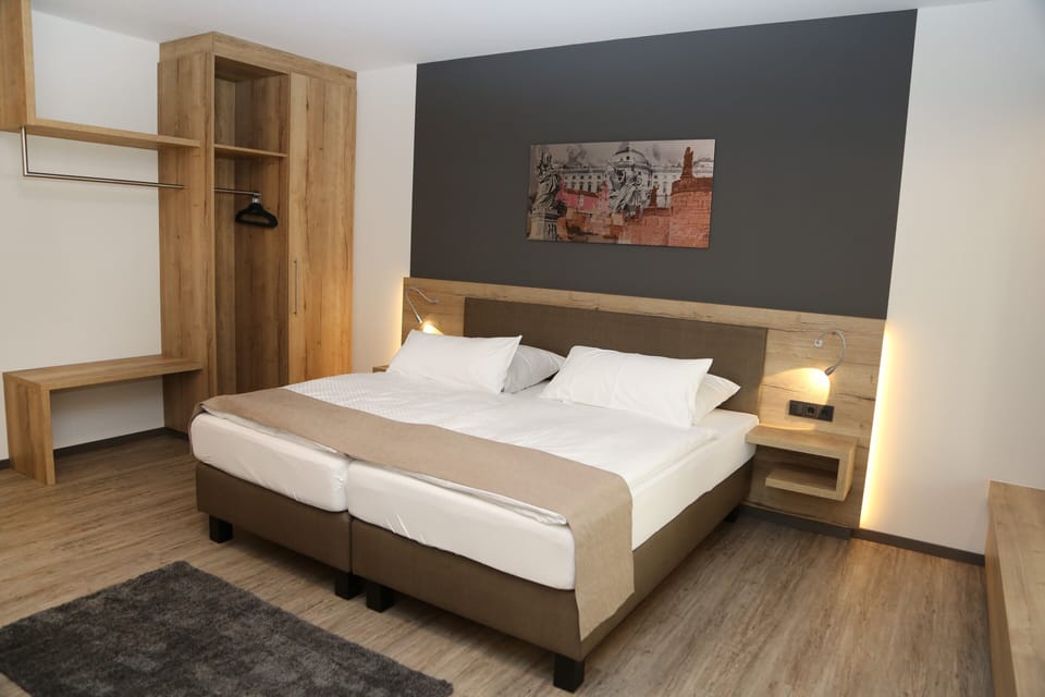 Exclusive Double Room | Desk, laptop workspace, blackout drapes, iron/ironing board