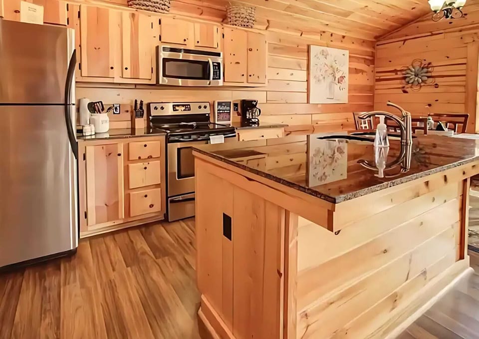 Open concept kitchen