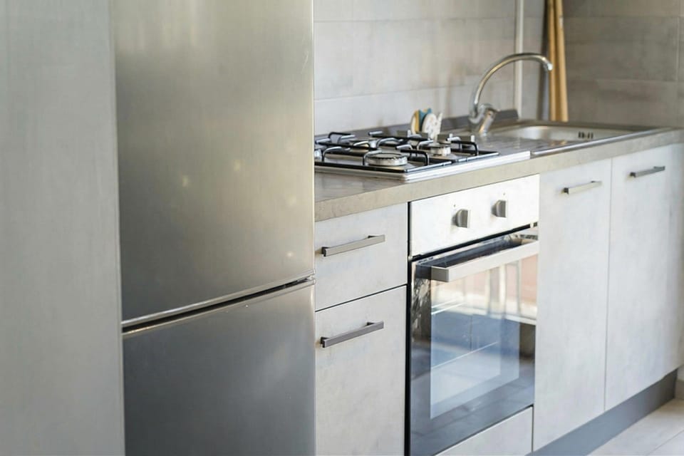 Standard Villa, Multiple Bedrooms (Villa Milon Near The Sea) | Private kitchen | Fridge, microwave, oven, stovetop