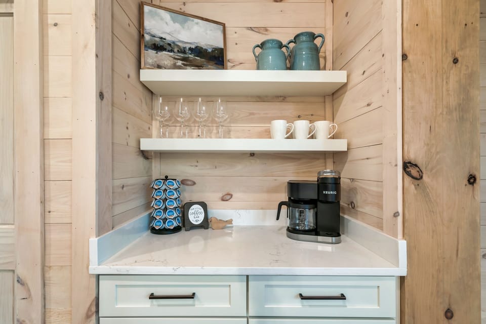 Glory's fully equipped kitchen
