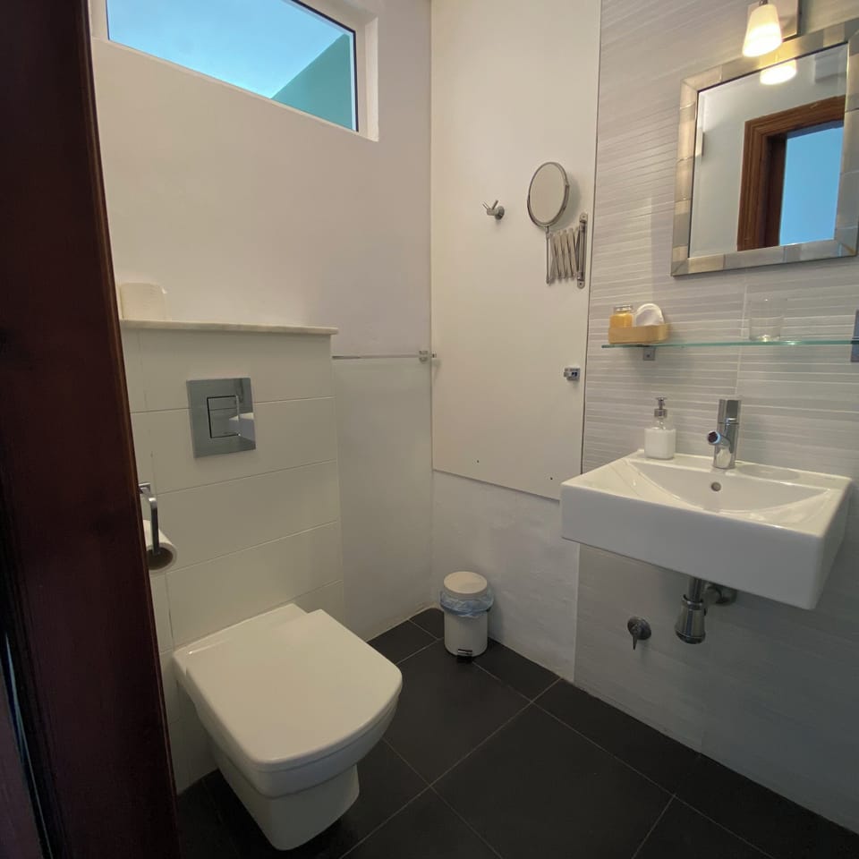 Triple Room, Lake View | Bathroom | Free toiletries, hair dryer, towels, toilet paper
