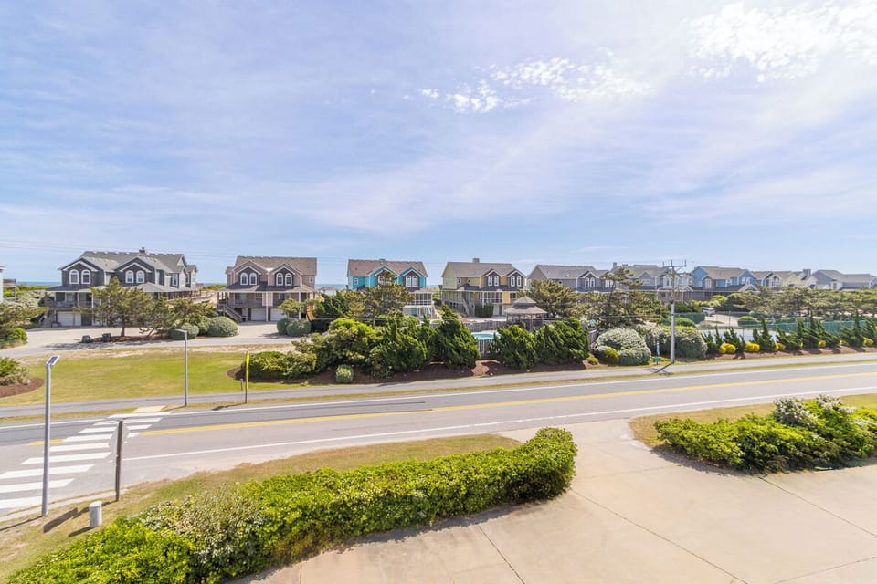 Ocean View from Front Deck off Top Level Living Area