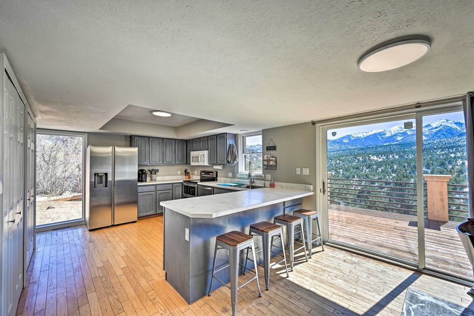 Cook up treats with mountain views in our kitchen!