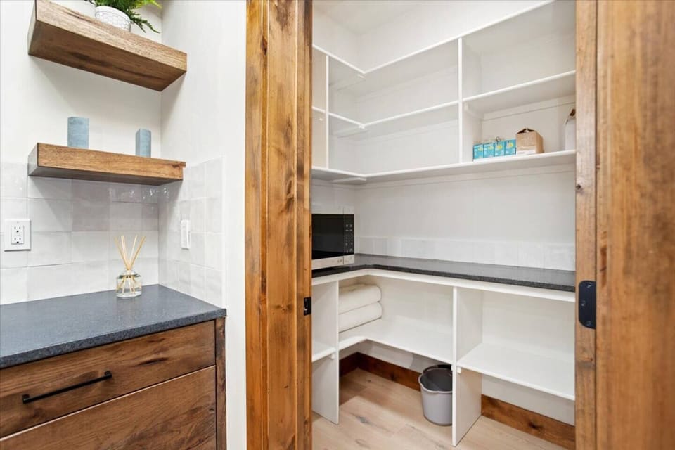 A handy pantry stocked with the basics to make cooking easy