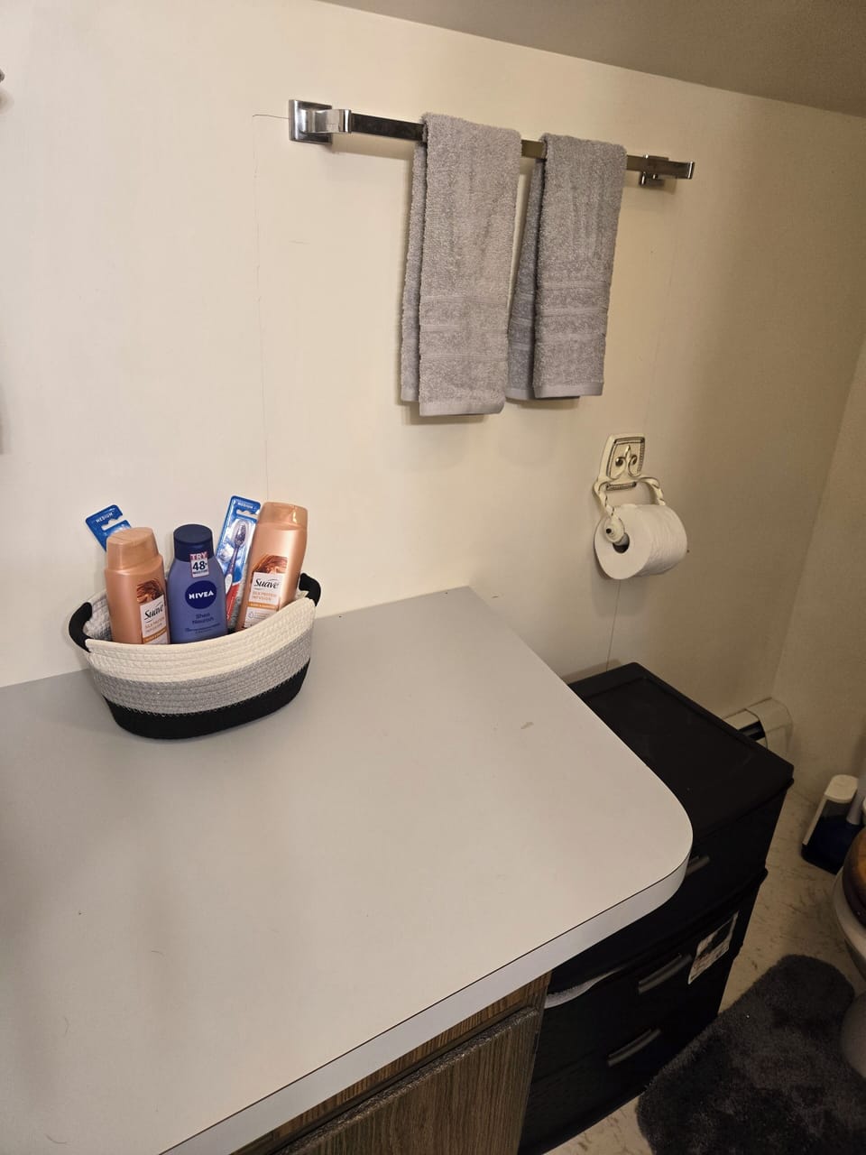 complimentary shampoo and toilet tissue during your stay