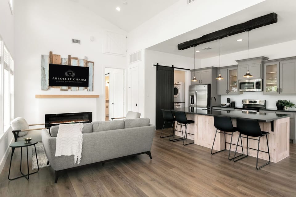 Smart Tv, Electric Fireplace, Keurig