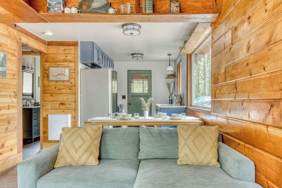 The Cabin gets lots of natural light