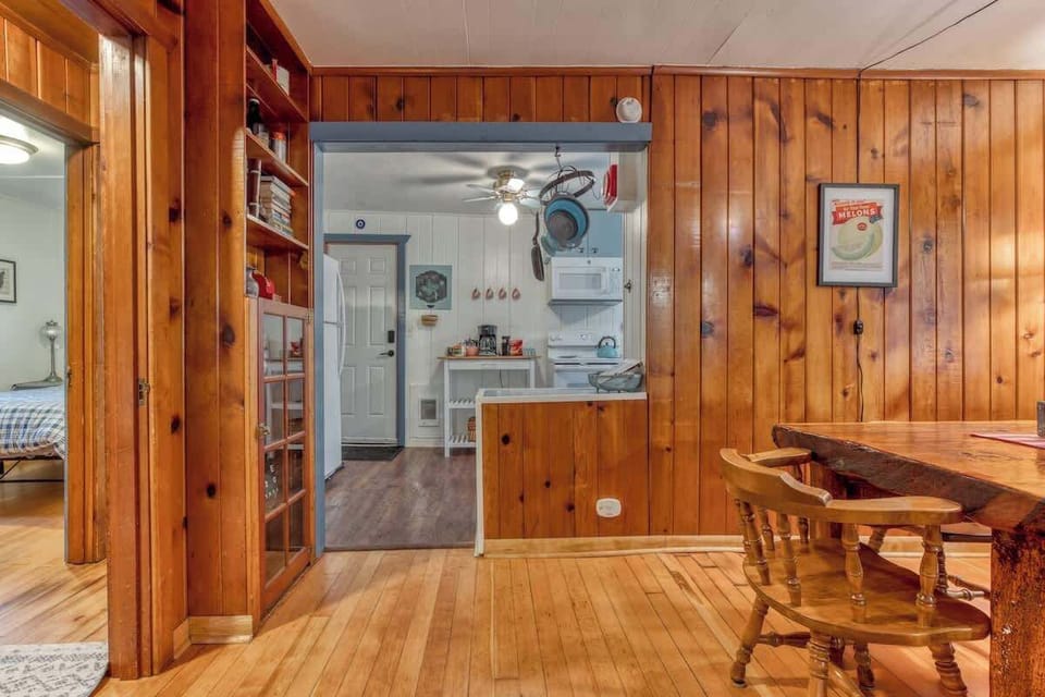 Best view of the kitchen from living room.