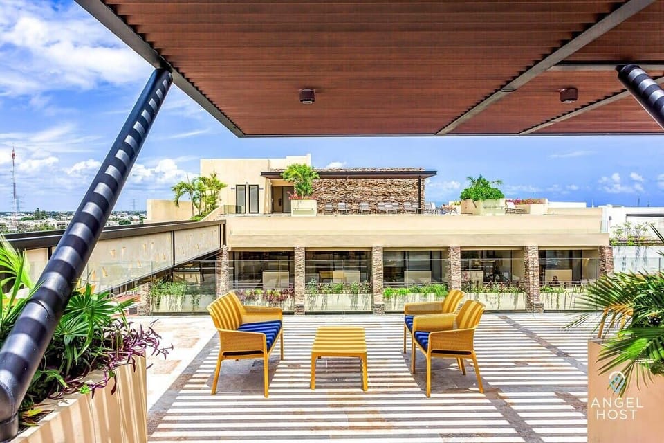 Relax up here & lounge or maybe check work from your laptop (if you must!)