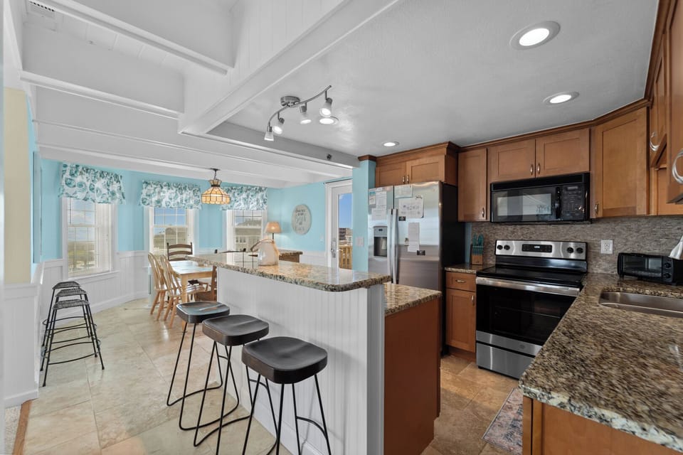 Kitchen with Bar Seating