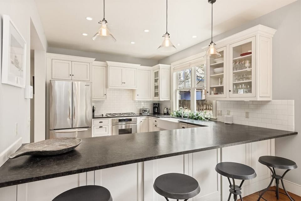 Beautiful kitchen with high-end appliances and plenty of counter space