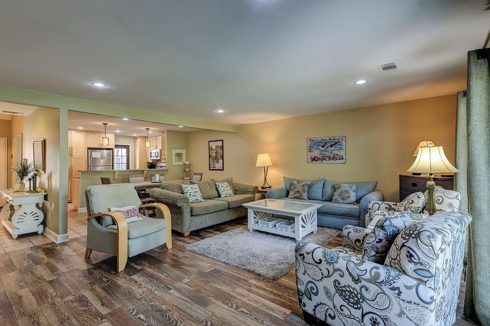spacious living area