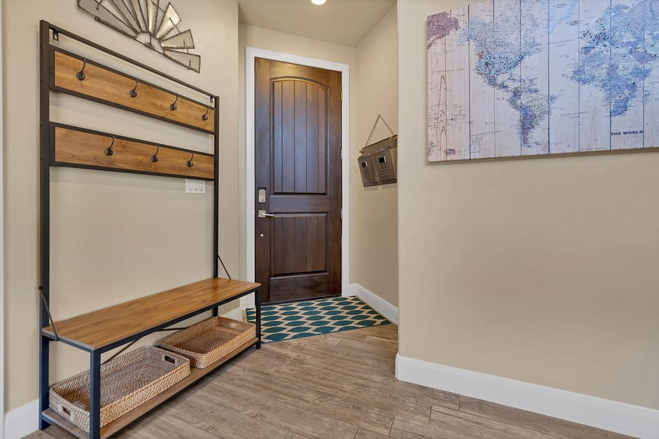 Entry Way - Welcome to our home, Southwest Basecamp.  Our 1812 square foot luxury villa includes 4 bedrooms, 4.5 bathrooms and has a maximum occupancy of 12 people.