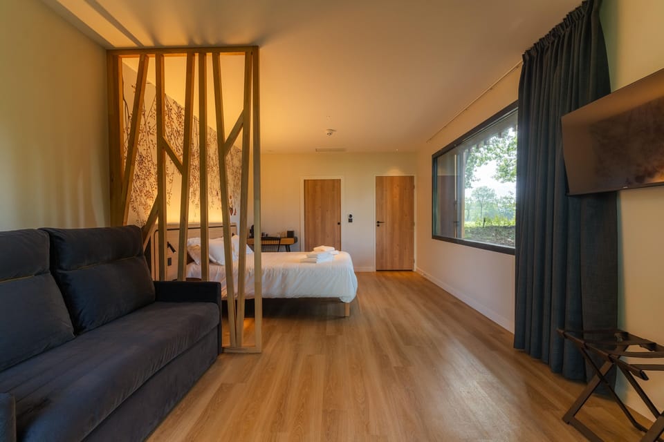 Family Double Room, Park View | In-room safe, individually furnished, blackout drapes