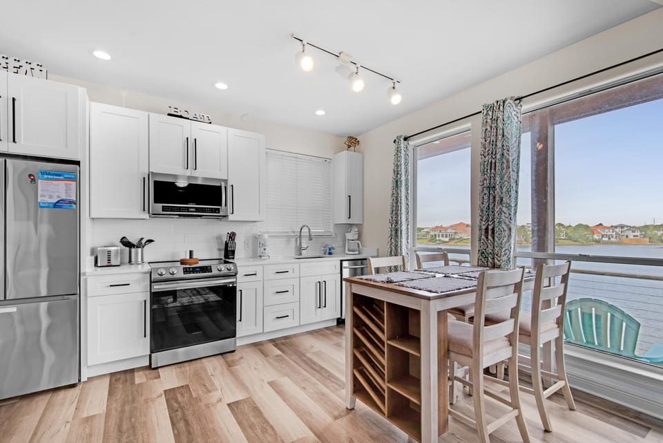 Condo, Multiple Beds (Destiny Beach Villas #15A&B) | Private kitchen | Oven, toaster