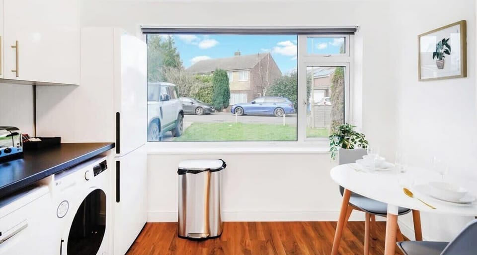 FULLY EQUIPPED KITCHEN AND WASHER