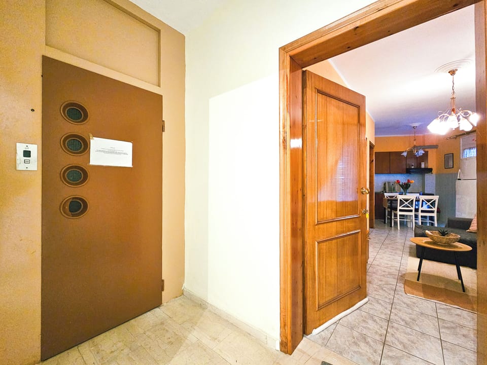 2 bedrooms, blackout drapes, soundproofing, iron/ironing board