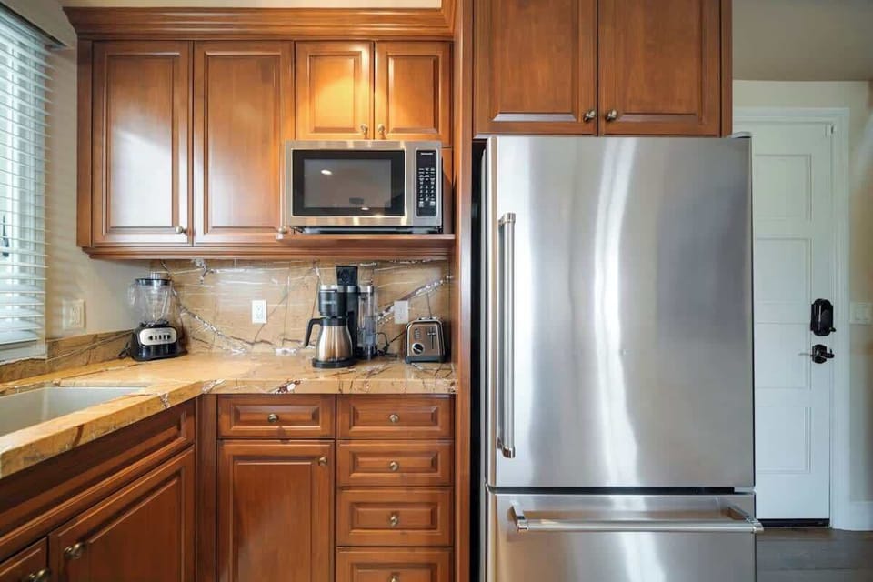 High-end stainless steel appliances