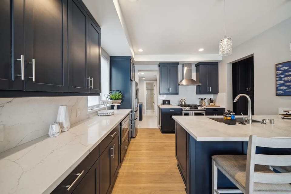 Lots of counter space for easy meal prep