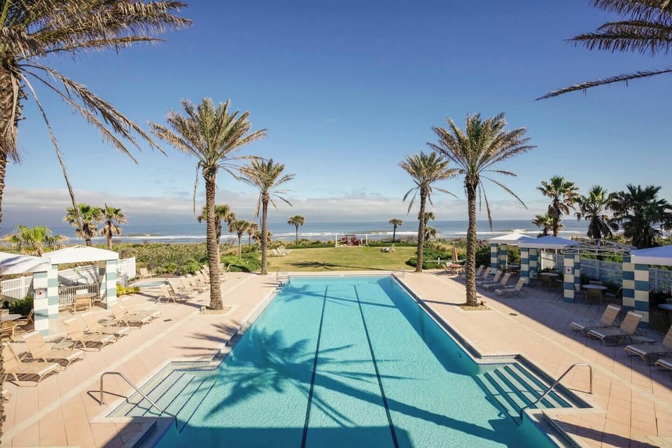 Clubhouse Pool overlooking beach.