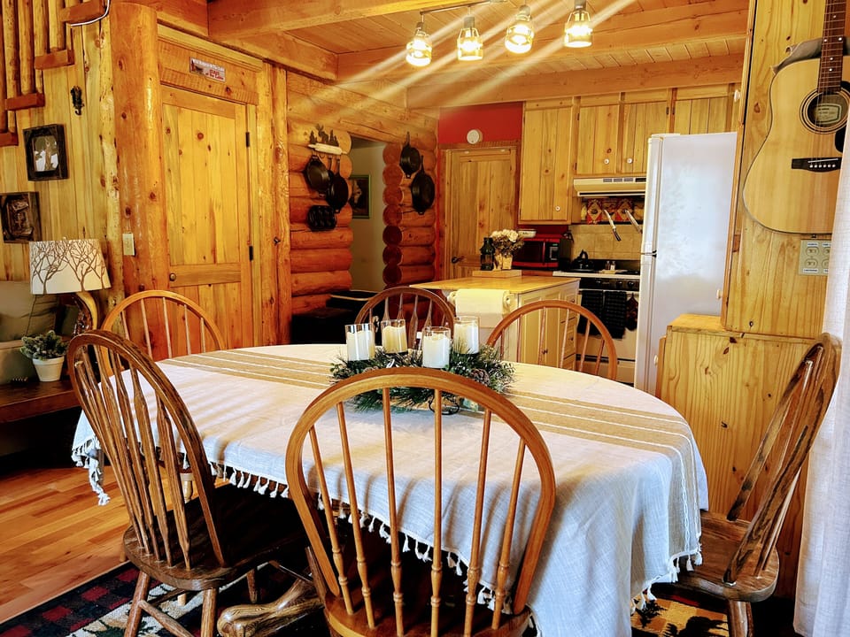 So many wonderful memories have been made at this table.