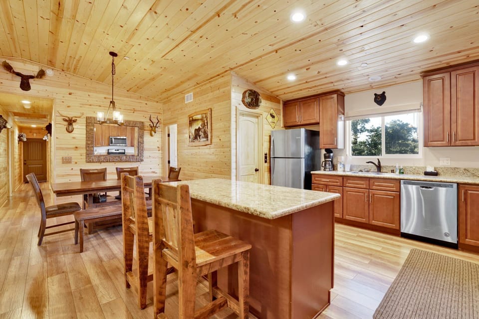 Cabin, Multiple Beds, Patio, Mountain View (2353) | Private kitchen | Coffee/tea maker