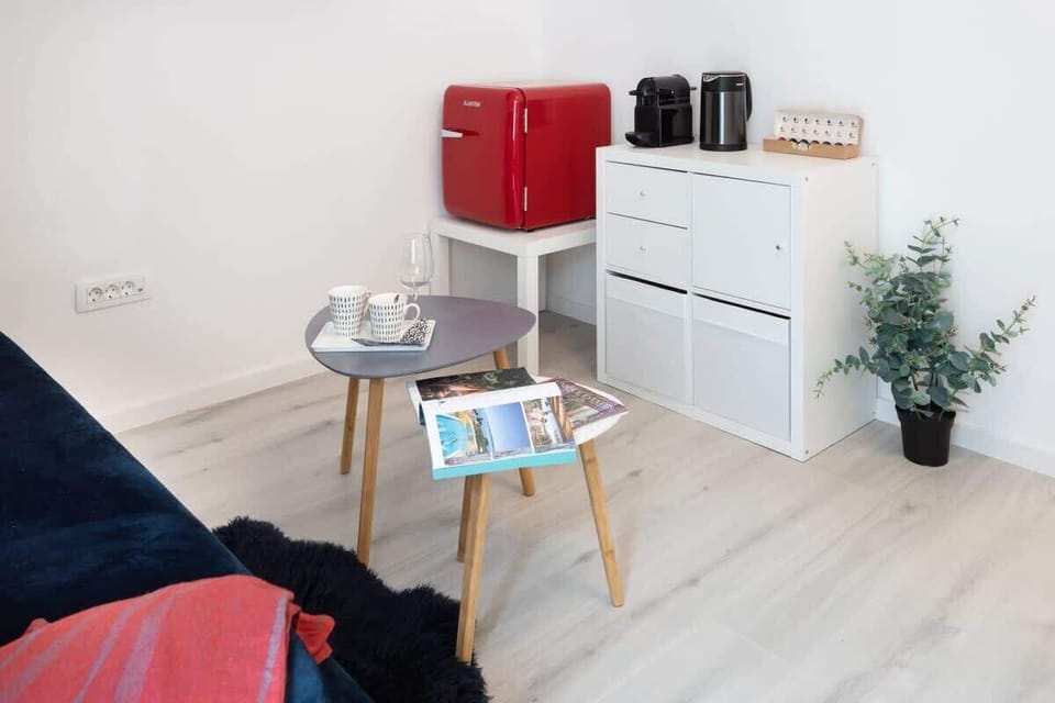 Our charming living room area!