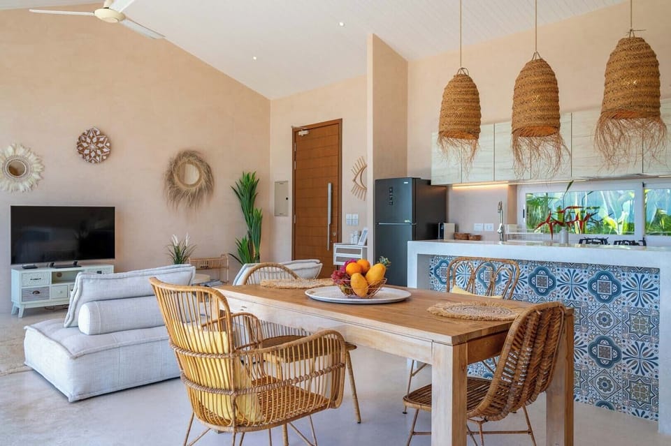 Exclusive Villa, Patio, Ocean View | Private kitchen | Full-size fridge, microwave, oven, stovetop