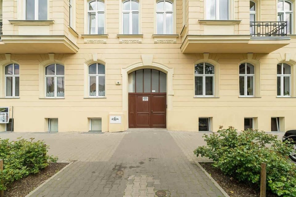 Entrance to the building