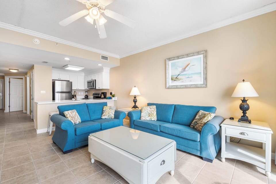 Sleeper sofa in the living room
