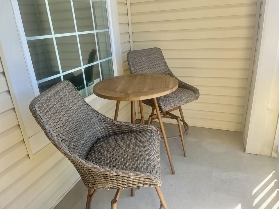 2nd floor front balcony Seating 