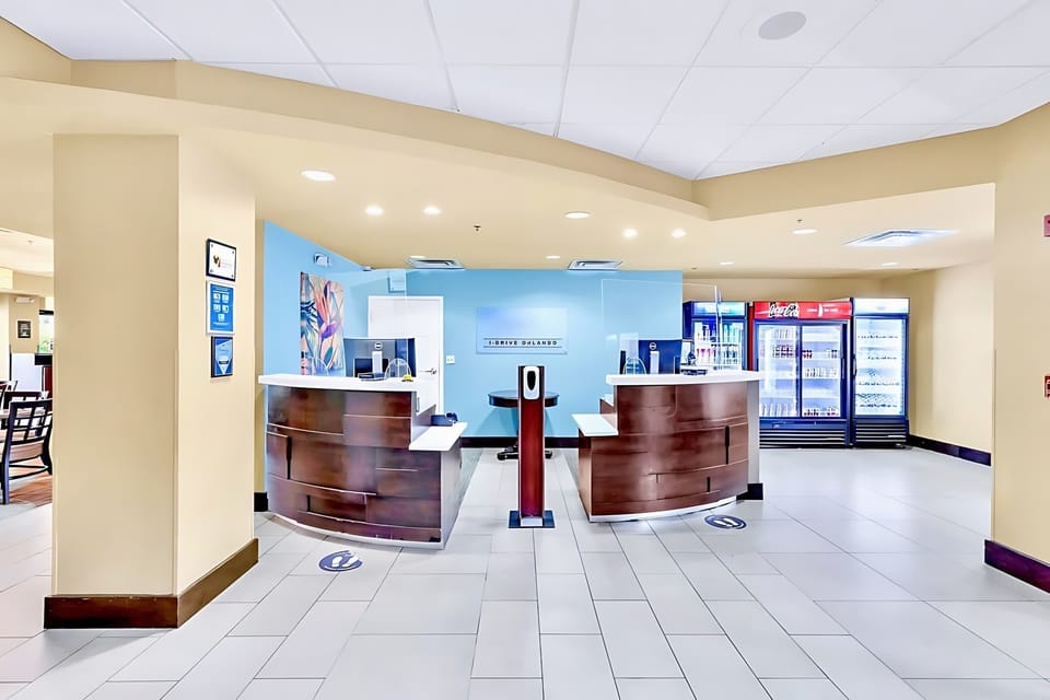 Reception area