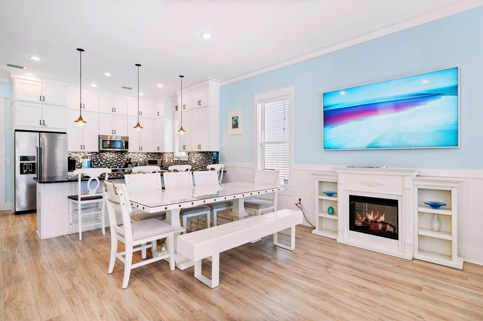 Enjoy Dinner By the Fire, Watching the Big Game!